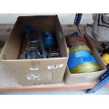 2 x boxes of used lorry straps