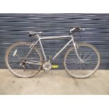 Raleigh silver gent's bike