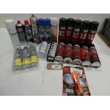 +VAT Brake & parts cleaners, De-icer, Ultra Adhesive etc