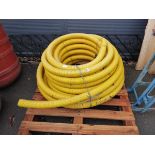 Reel of irrigation hose