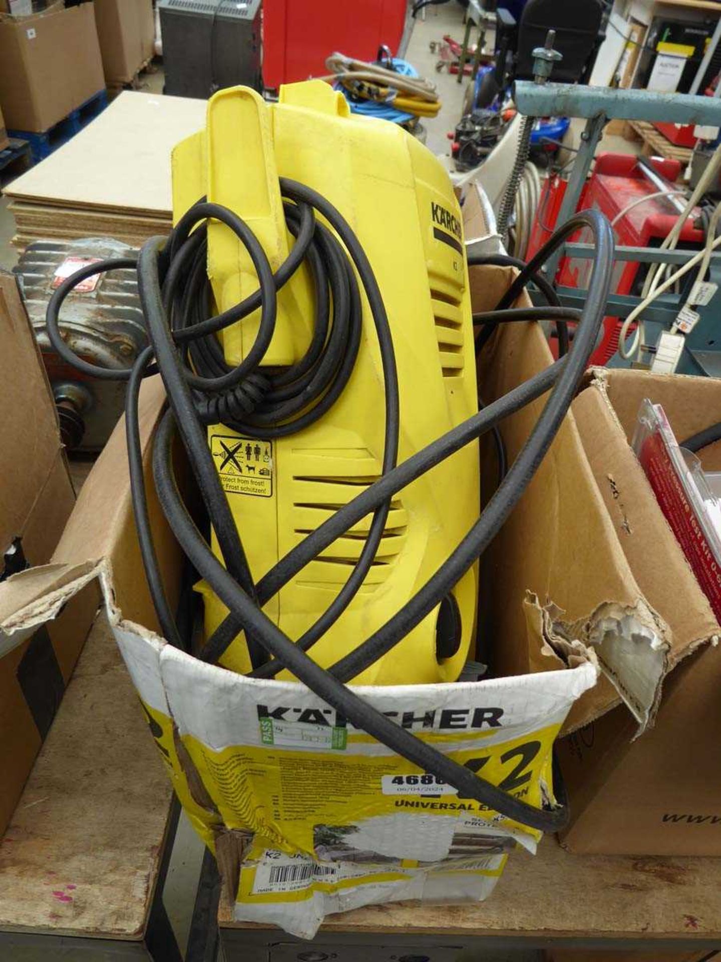 Small Karcher K2 electric pressure washer