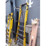 6 tread yellow and black step ladder