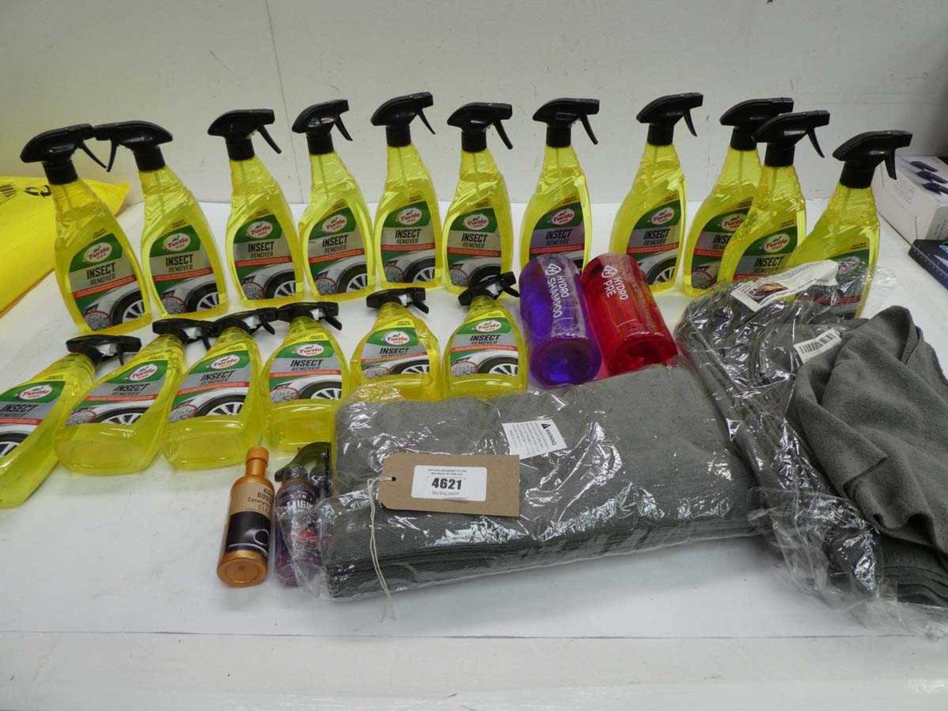+VAT Turtle wax insect remover, Hydro Pro & Shampoo, micro fibre cloths etc