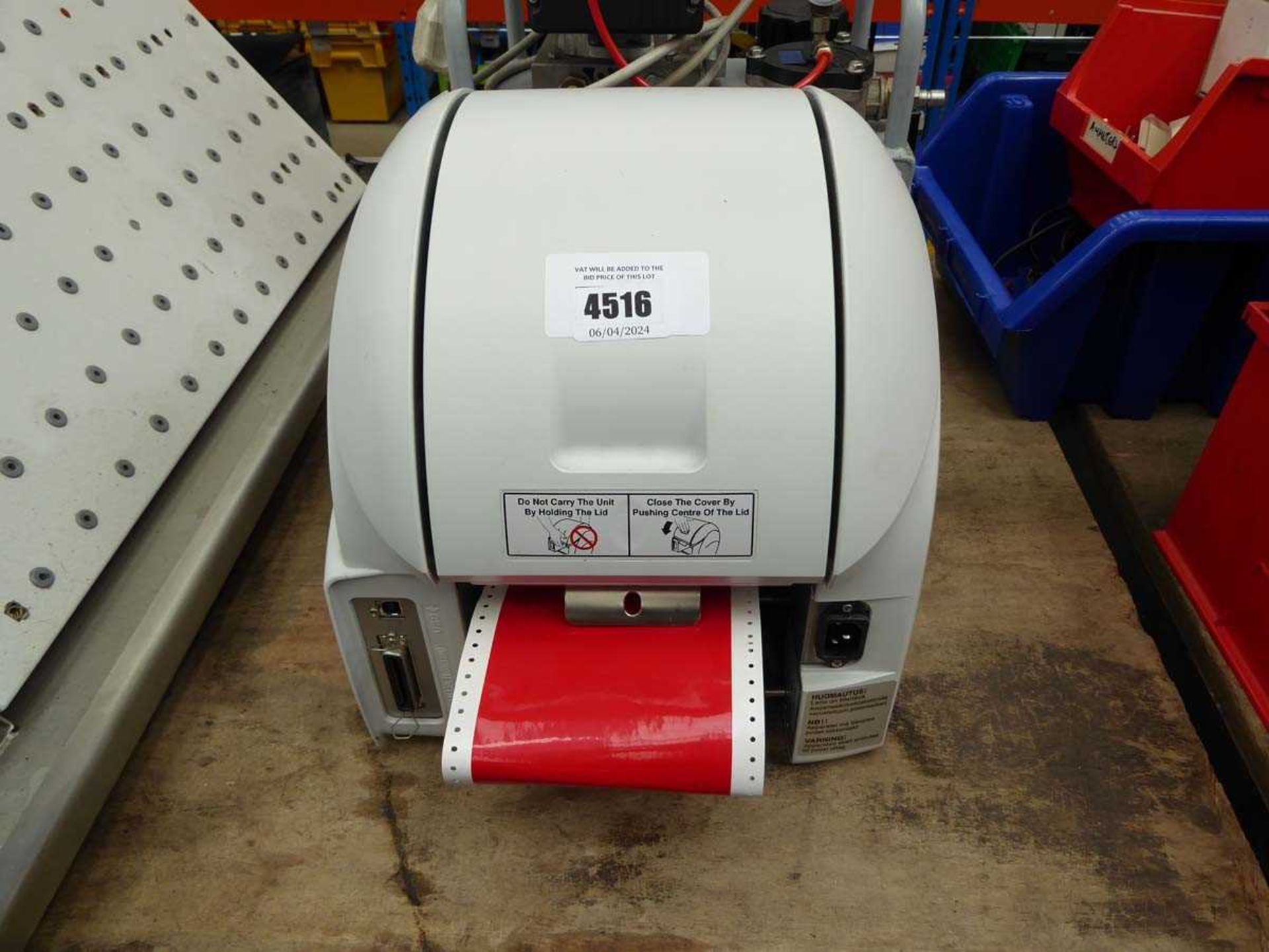 +VAT Max CPM-100E label and sign printing machine