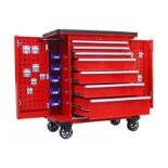 +VAT Toolmaster wheeled toolbox (open, but no key)