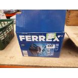 Box containing a Ferrex sharpener