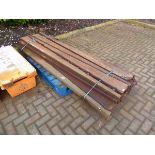 Pallet of metal shuttering