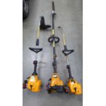 2 McCullough strimmers and 1 long reach hedgecutter