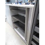 +VAT 4ft grey shelf, no front
