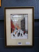 Pictures in Lowry style