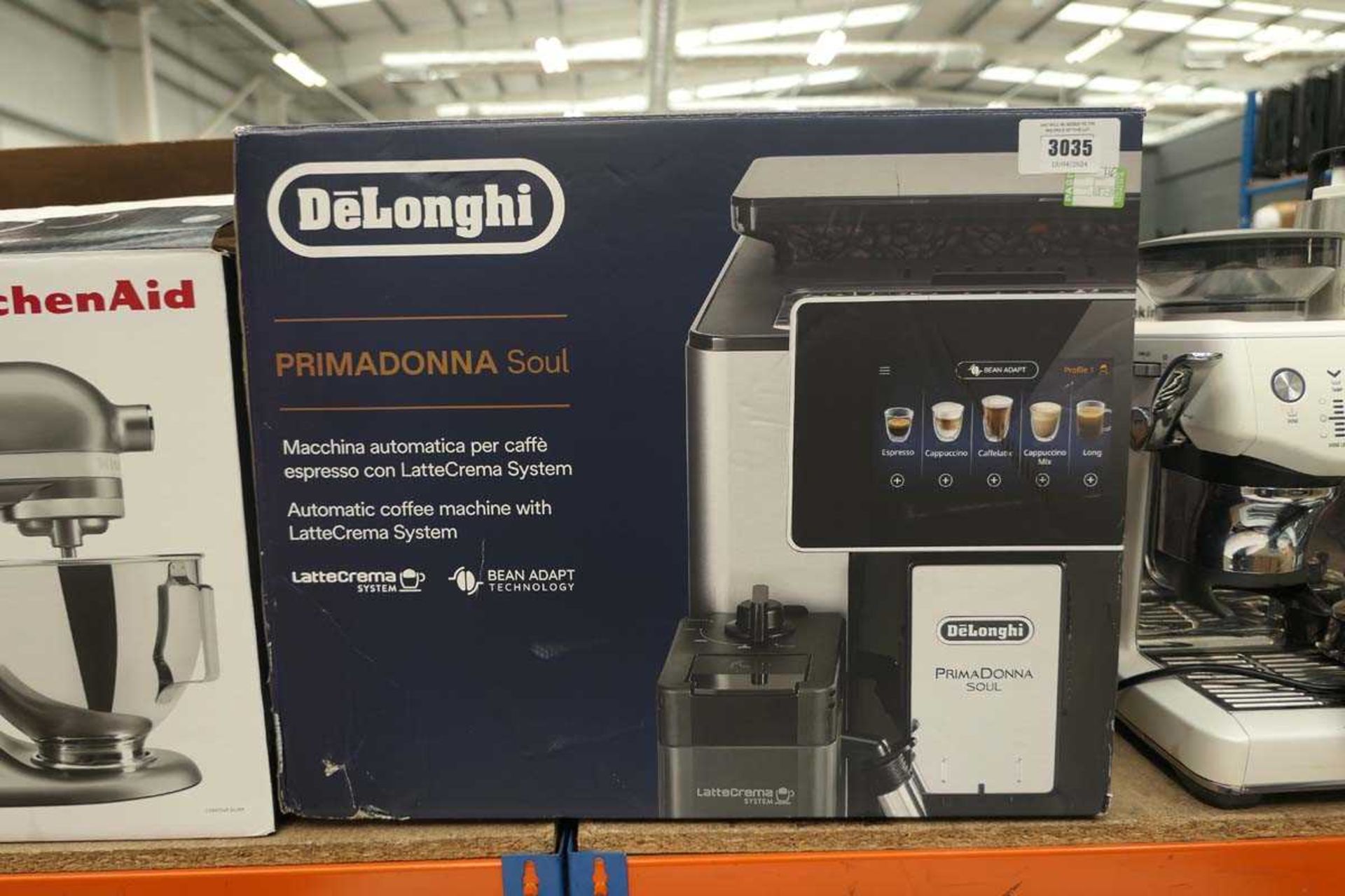 +VAT Delonghi Primadonna Soul automatic coffee machine