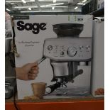 +VAT Sage Barista Impress coffee machine