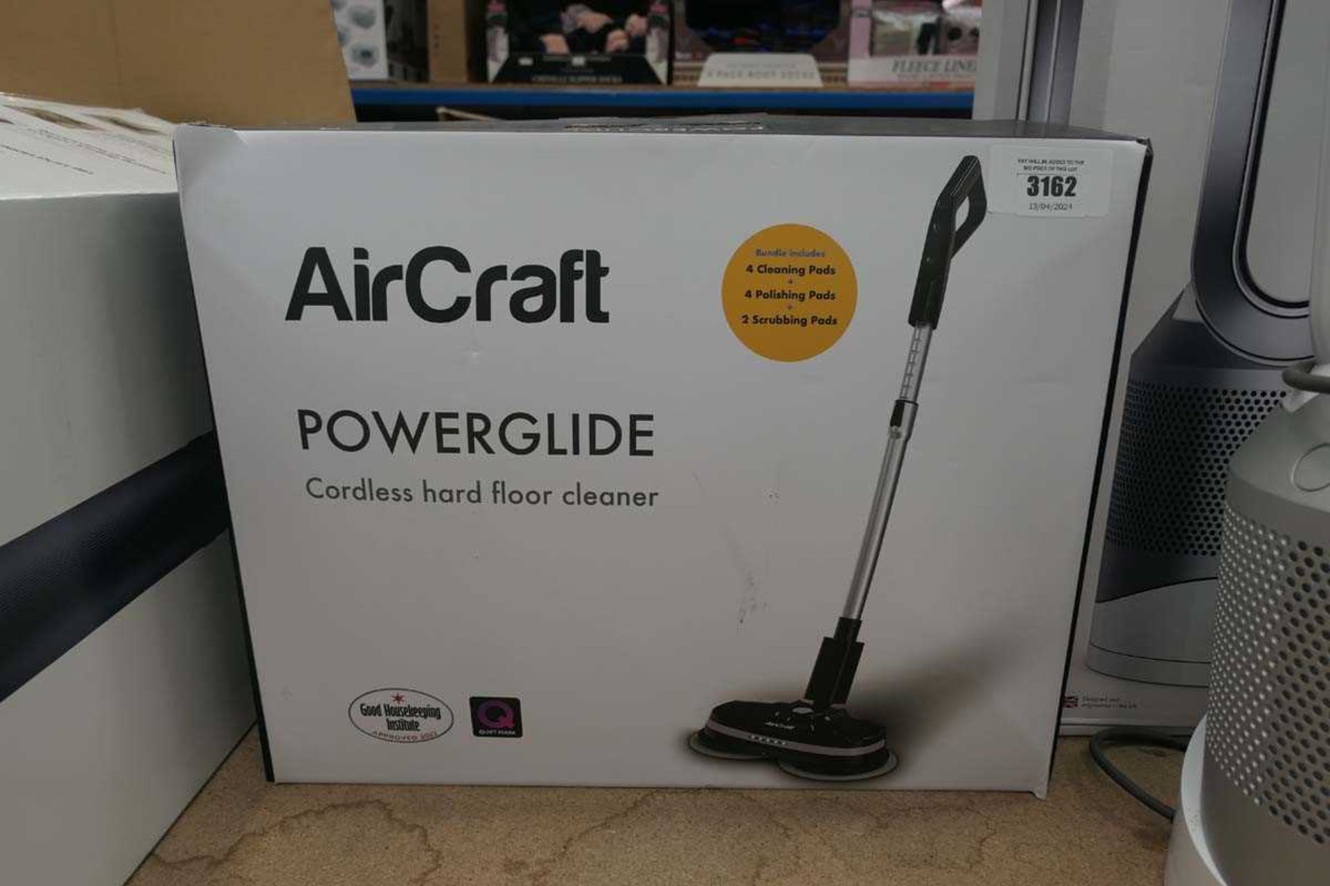 +VAT Aircraft Powerglide cordless hard floor cleaner
