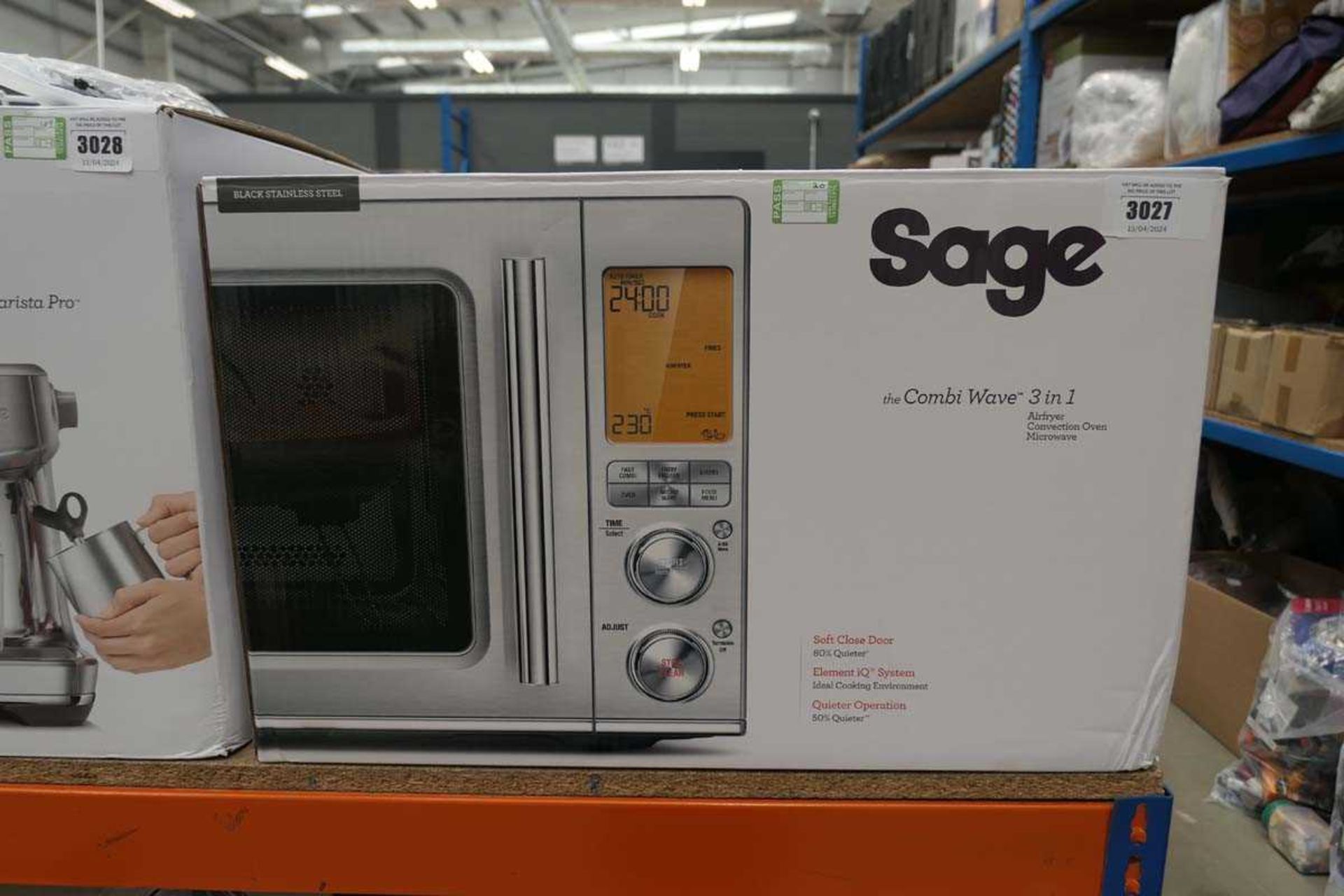 +VAT Sage Combi Wave 3-in-1 oven