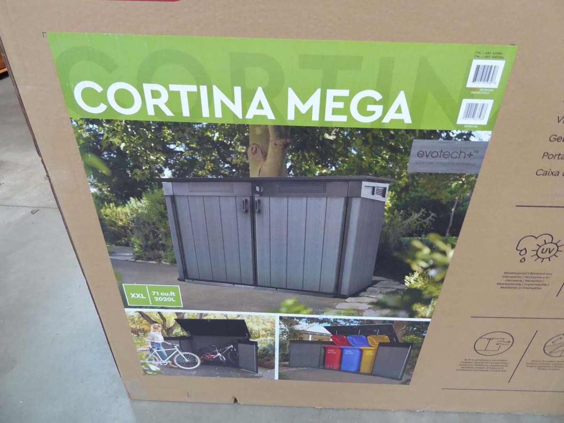 +VAT Keter Cortina Mega storage box with 2 boxes - Image 2 of 2