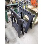 2 Stanley plastic trestles