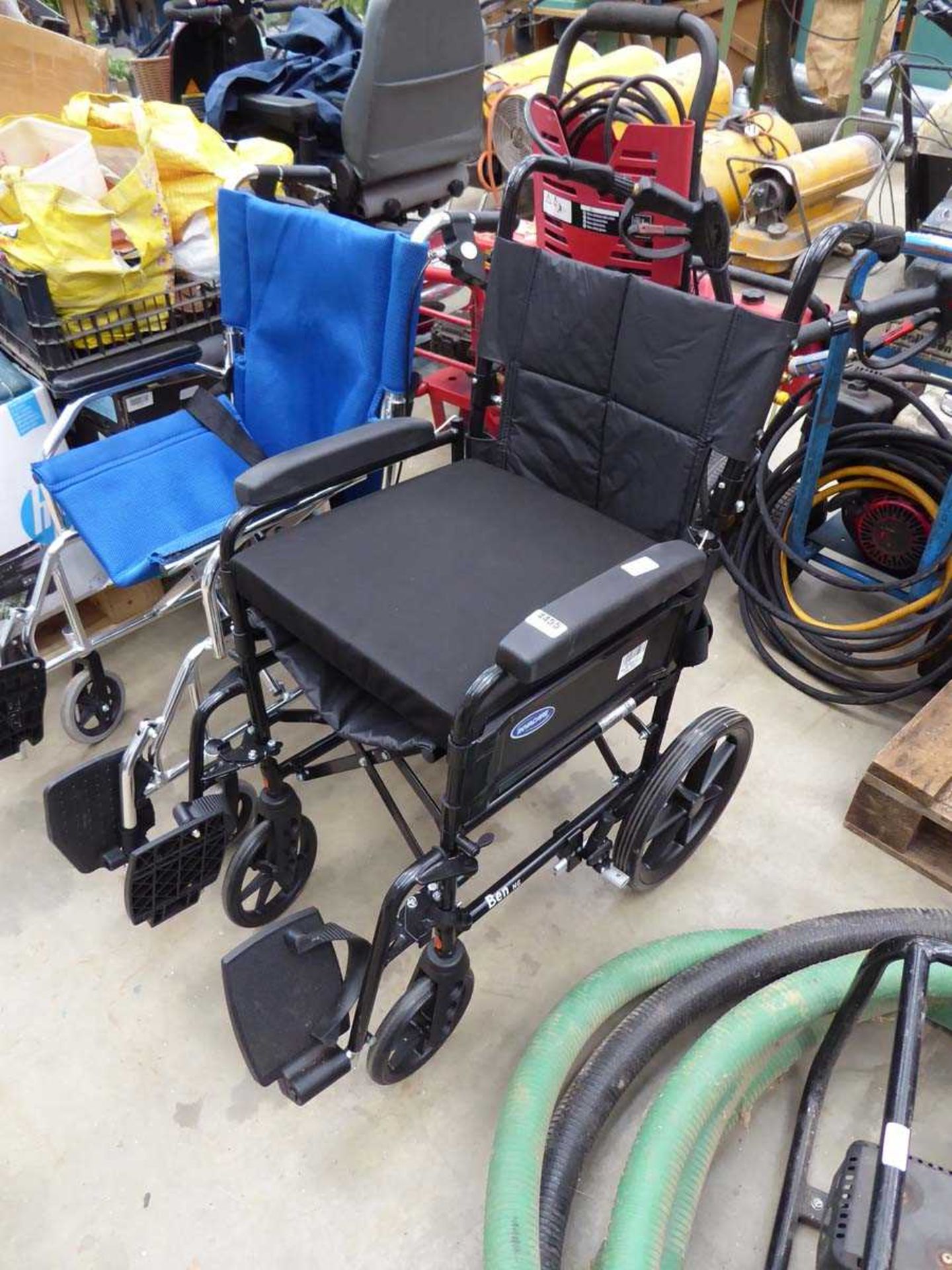 Black wheelchair