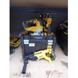 +VAT Dewalt toolkit comprising SDS drill, impact drive, drill, torch, jigsaw, circular saw, 1