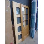 2 Wooden internal doors