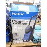 +VAT Boxed Nilfisk Core 140 electric pressure washer