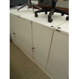 Bisley 2 door metal 4ft stationery cabinet