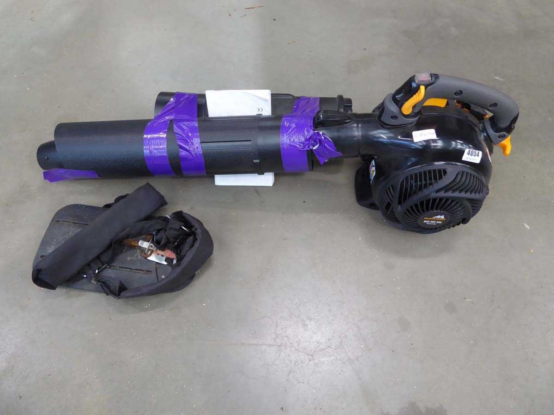 McCullough black petrol powered leaf blower