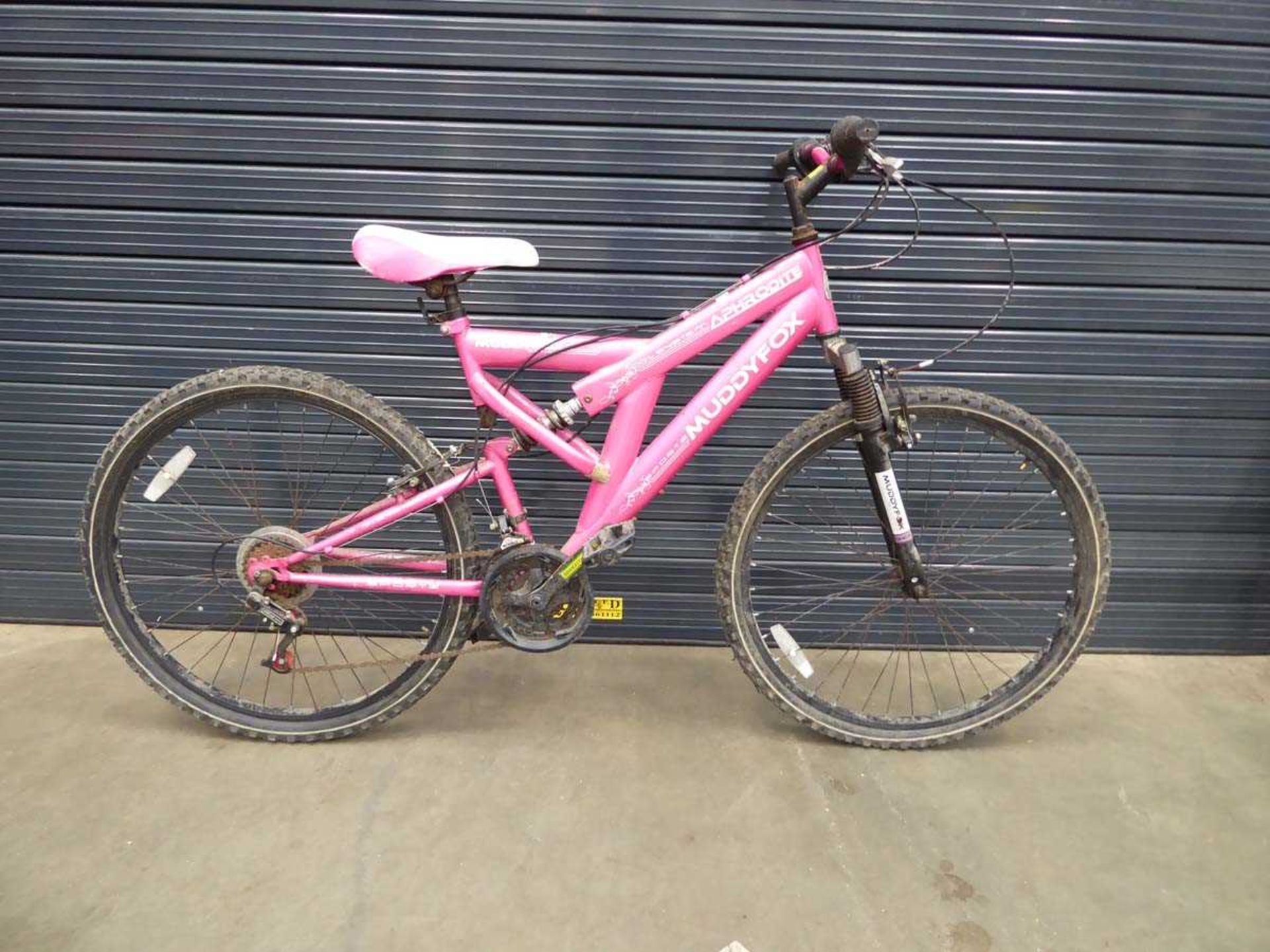 Pink Muddyfox child's mountain bike