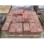 2 pallets of terracotta roofing tiles