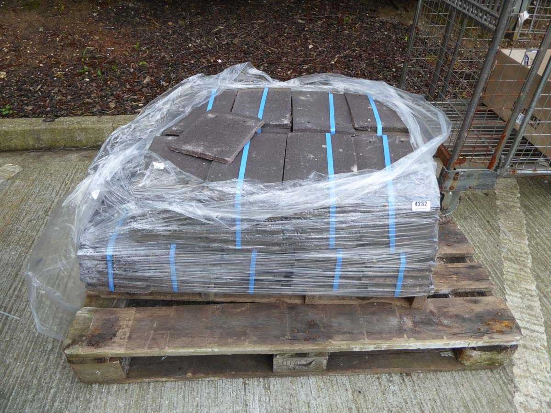 Small pallet of roof tiles