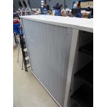 Tambour fronted 4ft stationery cupboard