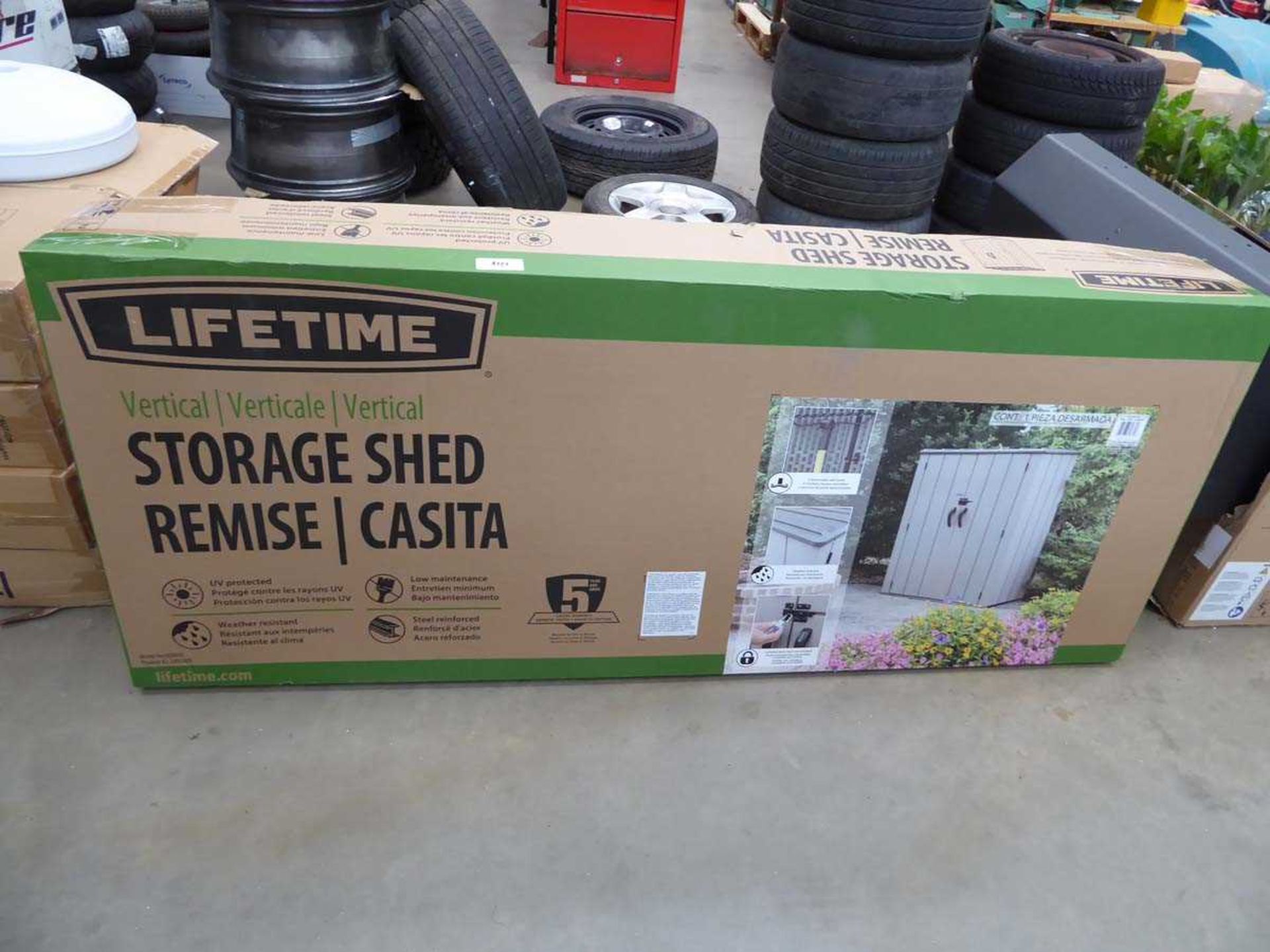 +VAT Lifetime plastic storage shed