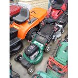 +VAT Qualcast petrol powered rotary mower with grass box