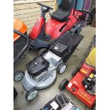 +VAT Silver MSV petrol powered rotary mower with grass box