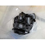 Small bag of black guttering parts