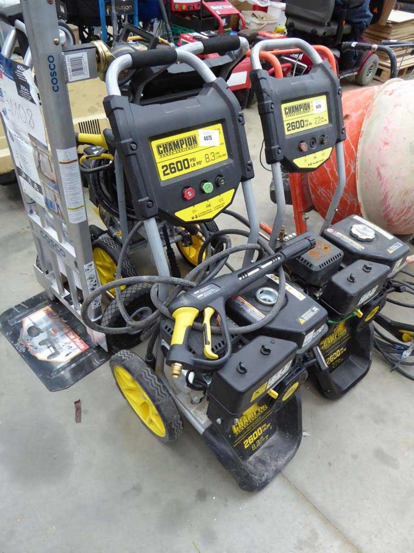 +VAT Champion electric pressure washer with hose and lance