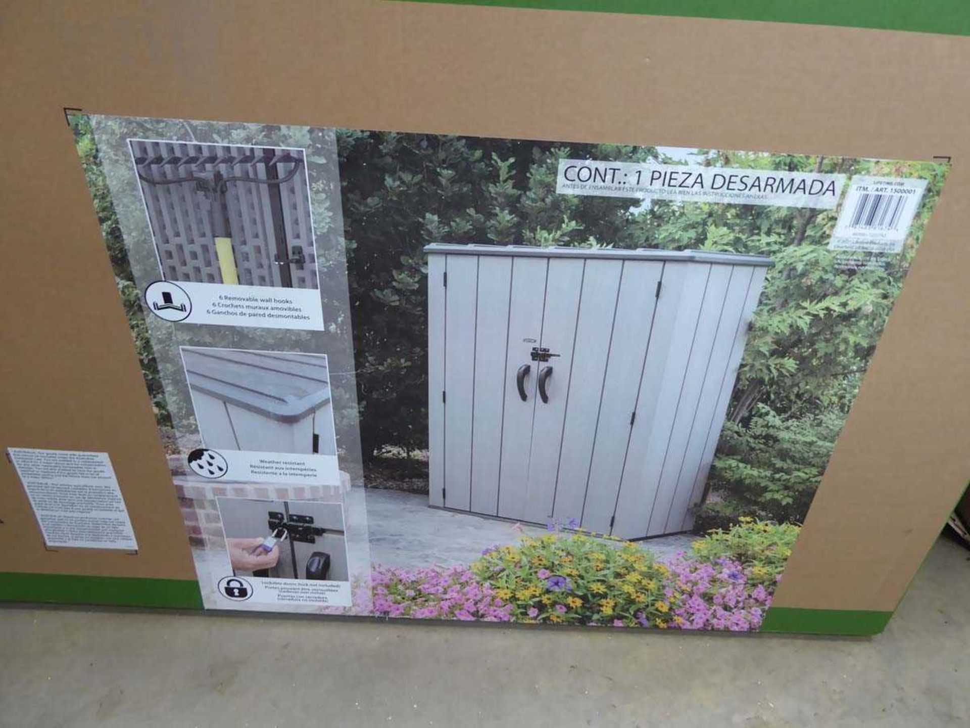 +VAT Lifetime plastic storage shed - Image 2 of 2