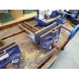 Large woodworking vice