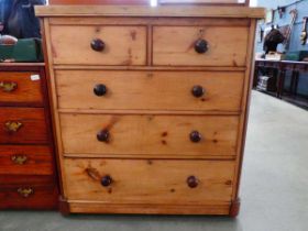 Stripped Victorian chest of 2 over 3 drawers