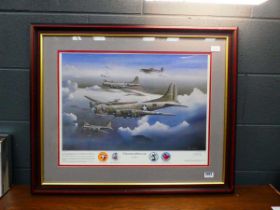 US Air Force print titled 'Thurleigh Prelude'