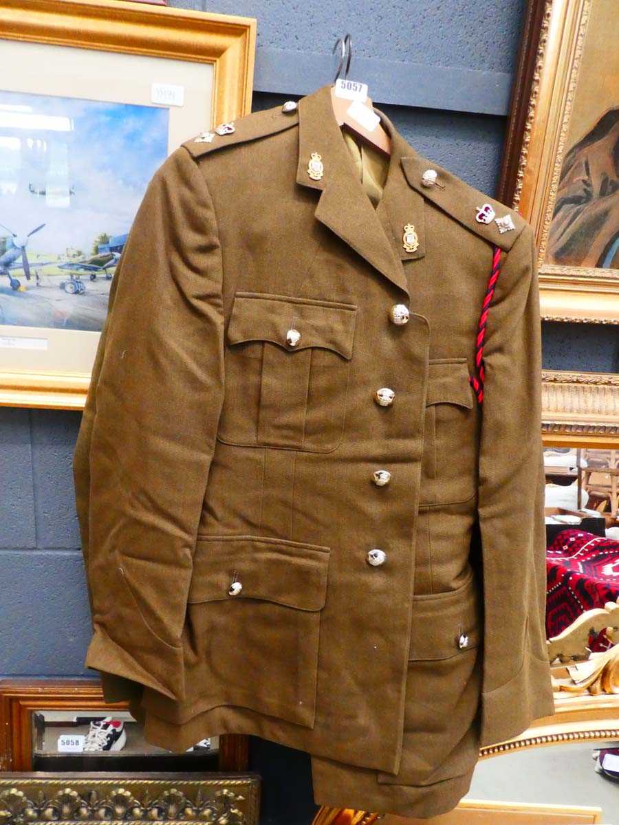 2 military dress jackets with trousers
