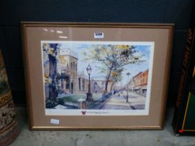 Limited Edition Thelma Marks print of The Harpur Centre Bedford Modern School