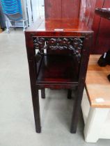 Chinese inspired 2 tier side table