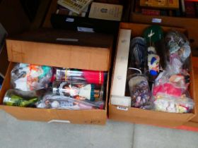2 boxes containing National dolls