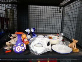 Cage of Pendelfin and other ornamental figures, animal ornaments, Chitty Chitty Bang Bang and