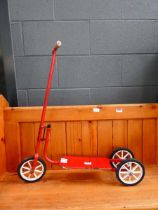 Vintage childs scooter