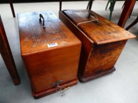 2 cased sewing machines