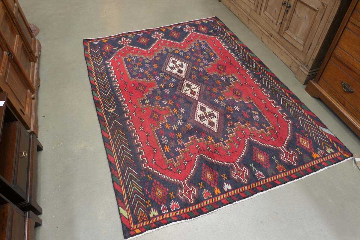 (g) Shiraz rug 2.1 x 1.5m