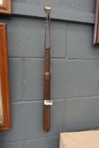 Turned wooden truncheon