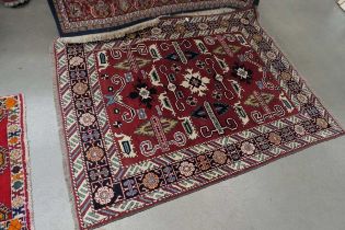 (f) Turkish Kazak designed rug 1.9 x 1.5m