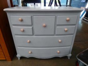 Painted 7 drawer chest